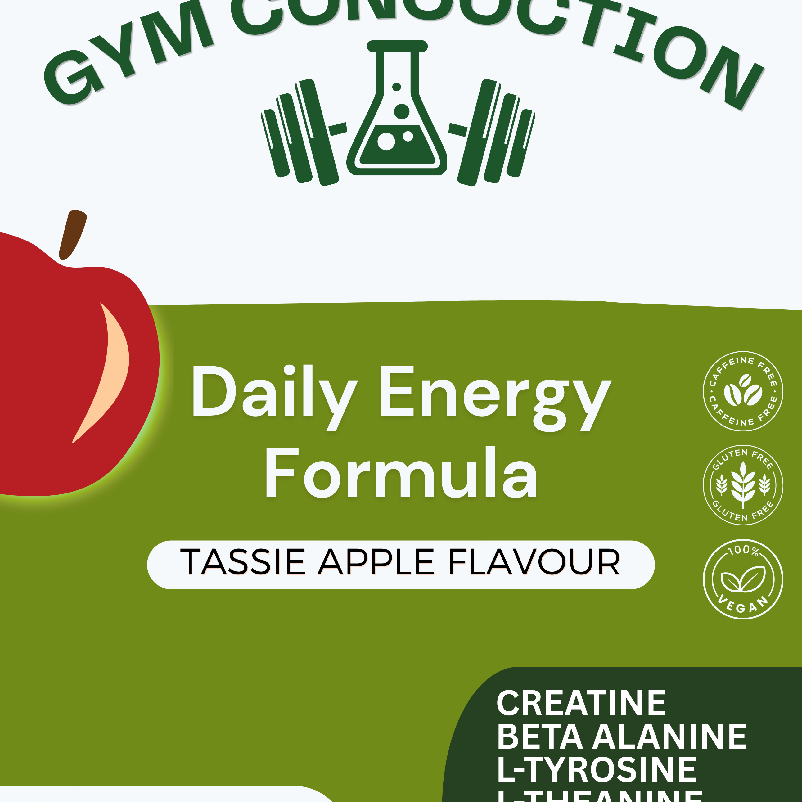 COMING SOON: Daily Energy Formula - TAS Apple Flavour (Travel Sachet)