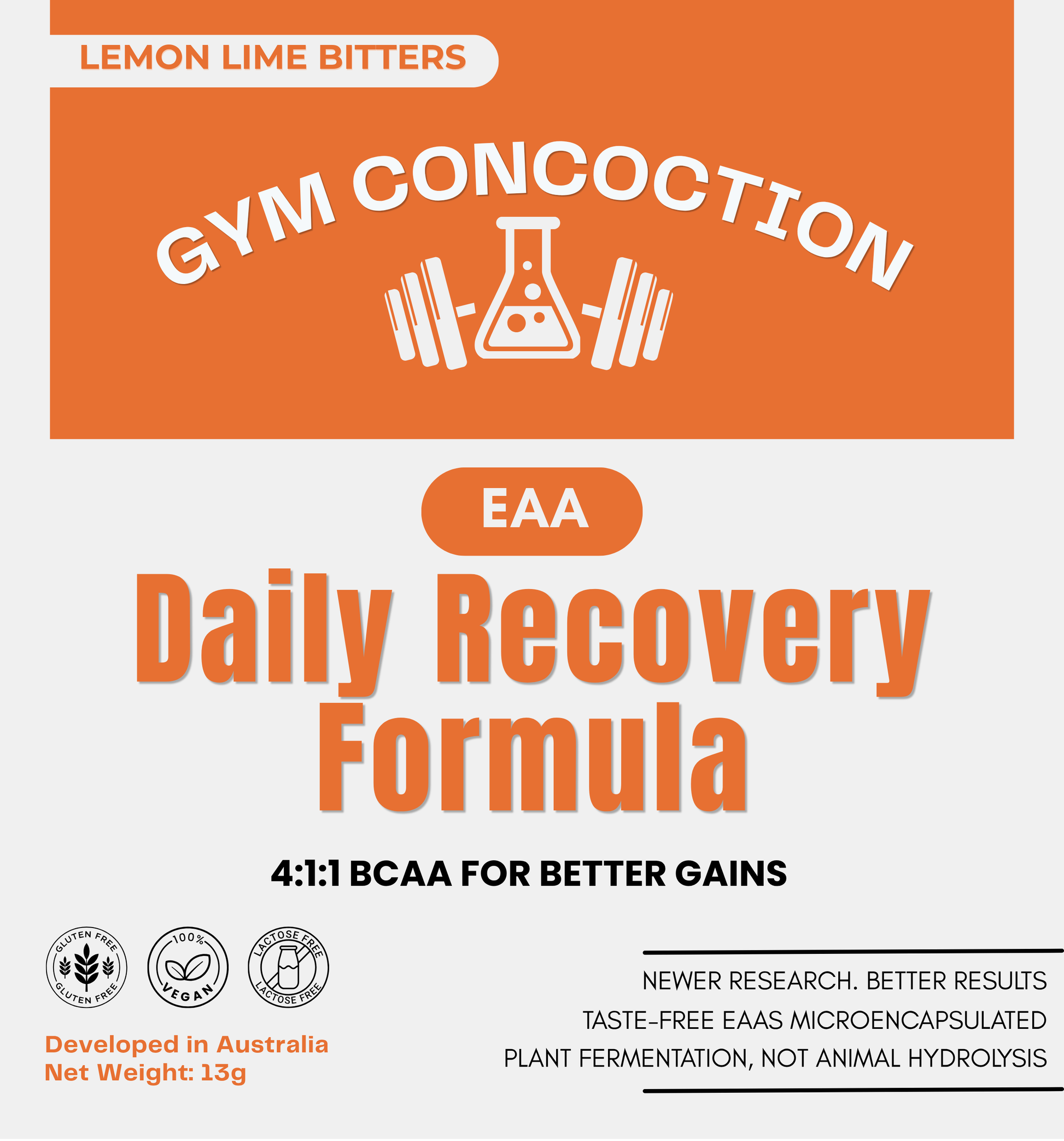 COMING SOON: Essential Amino Acids (EAA) - Lemon Lime Bitters (Sachet)