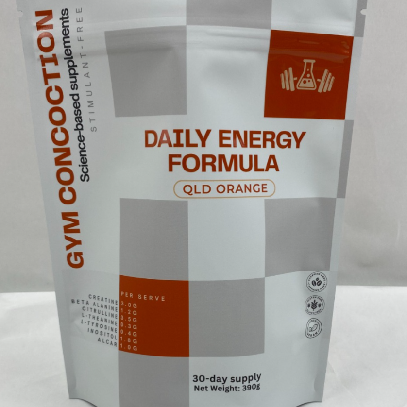 COMING SOON: Daily Energy Formula - QLD Orange Flavour (30 Serve Pouch)